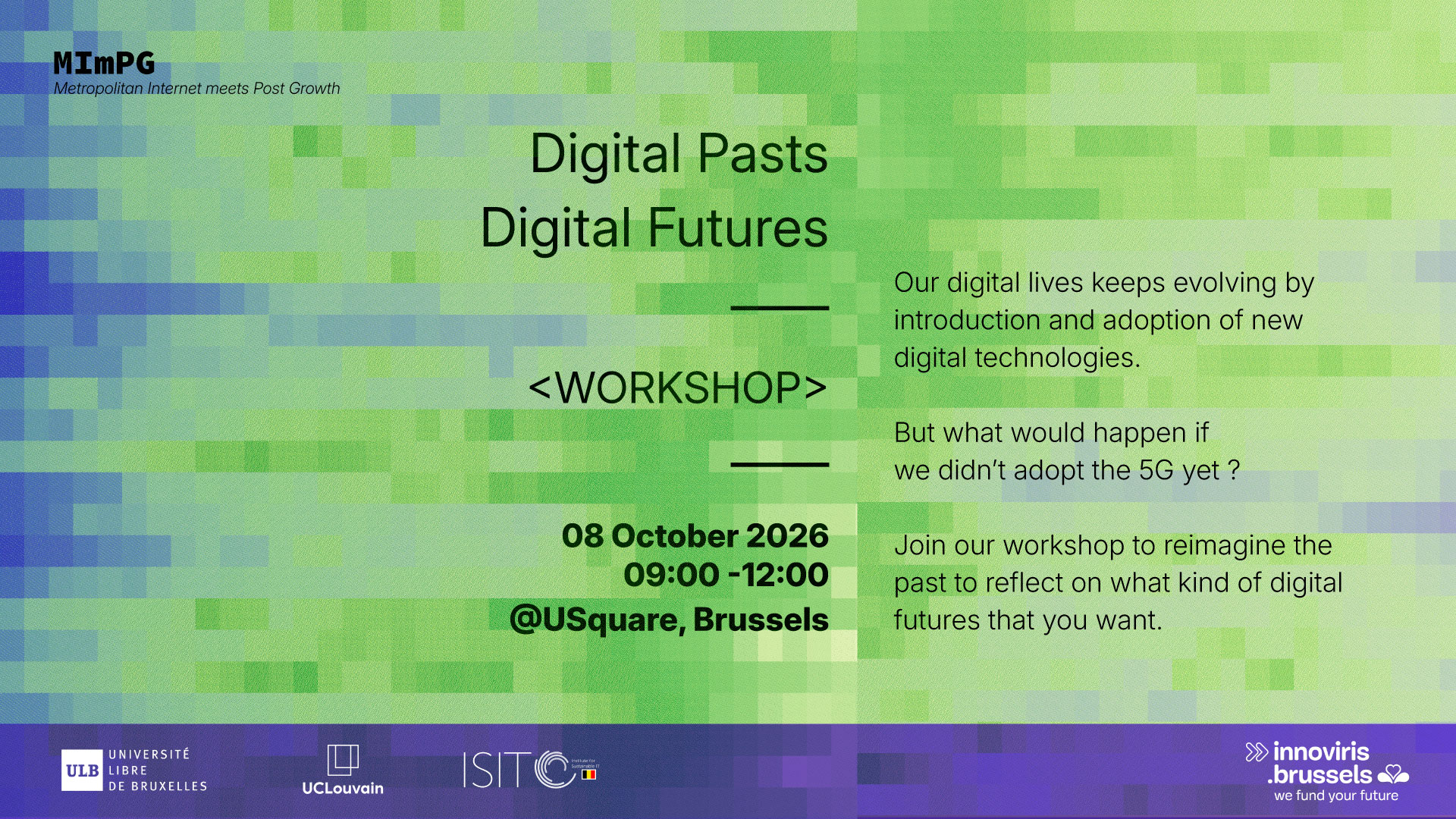 UPCOMING WORKSHOP: Digital Pasts, Digital Futures