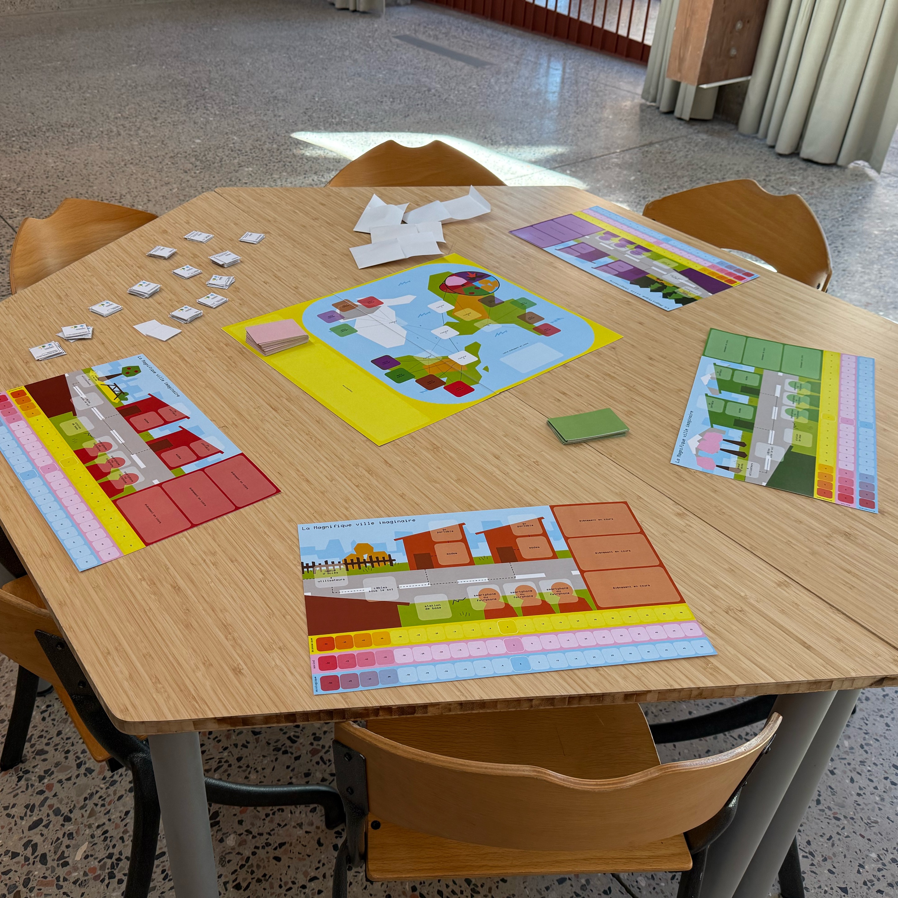 We tested our first game prototype